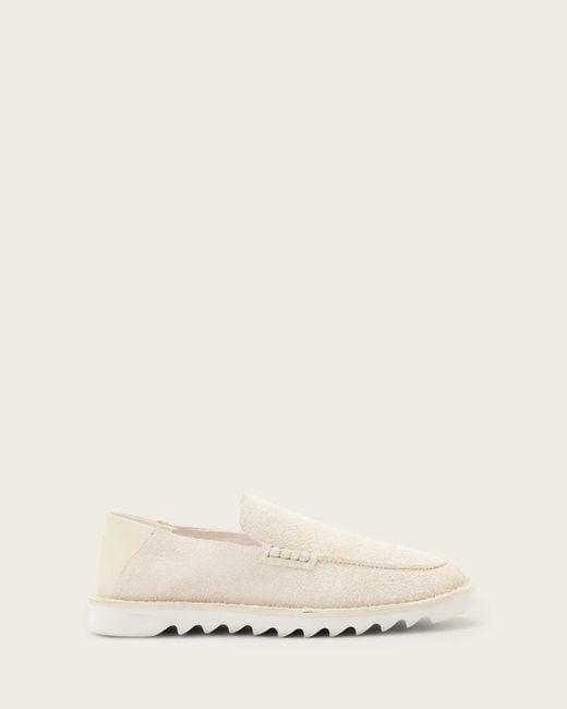 AllSaints Natural Leather Slix Leather Loafers, /Us 8/Eu 41 for men