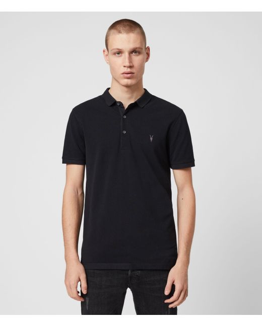 all black polo shirt