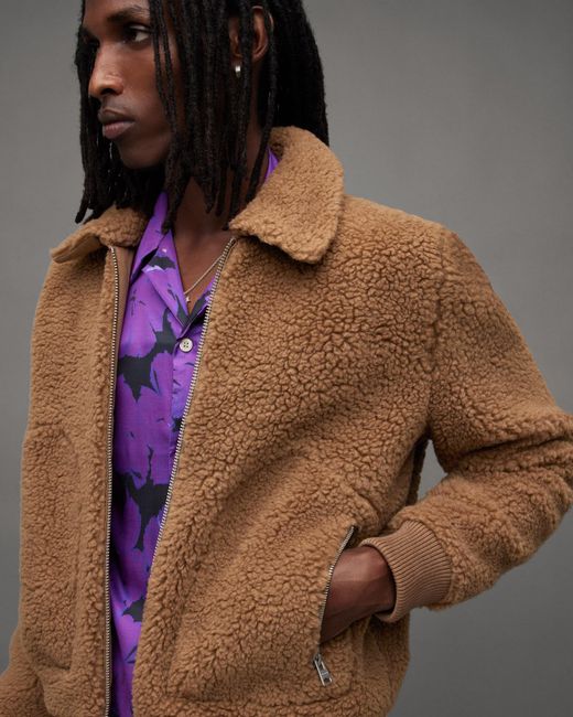 Mens on sale teddy jacket