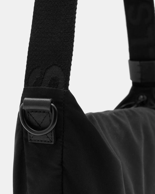 AllSaints Black Koy Recycled Crossbody Sling Bag for men