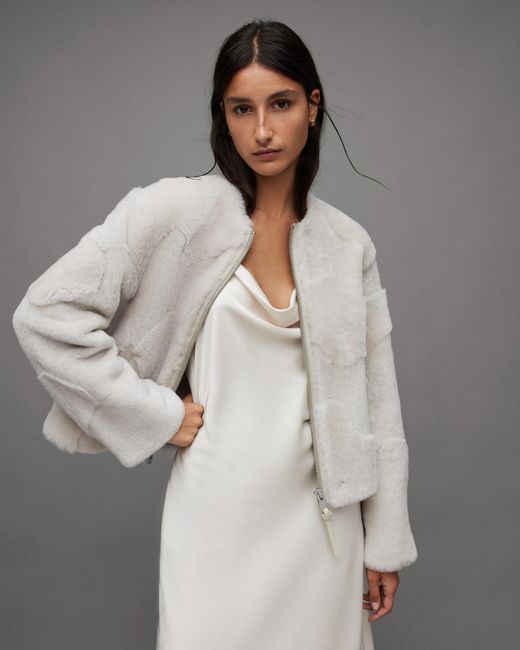 All saints white jacket deals