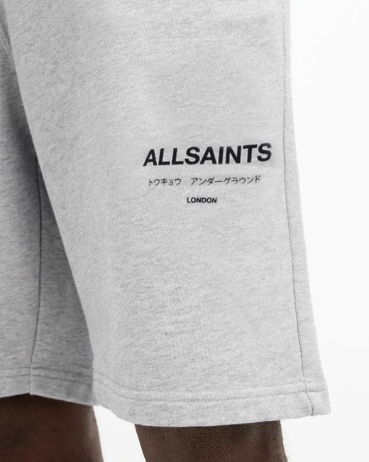 AllSaints Multicolor Underground Relaxed Fit Sweat Shorts, for men