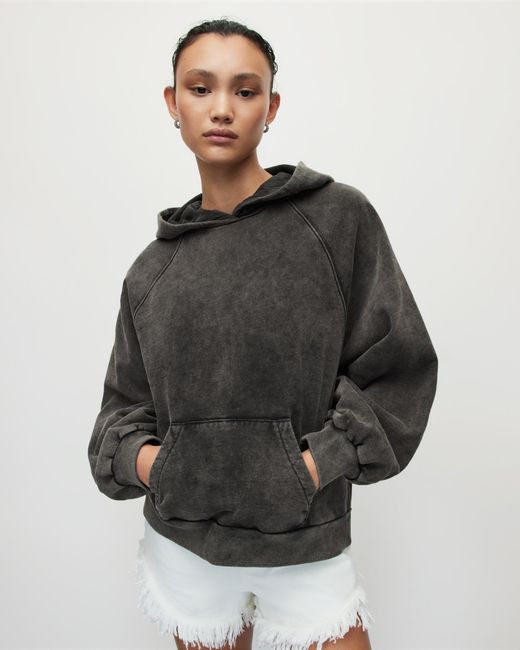 AllSaint Shoulder Cut Out Sweatshirt Sweats hoodies