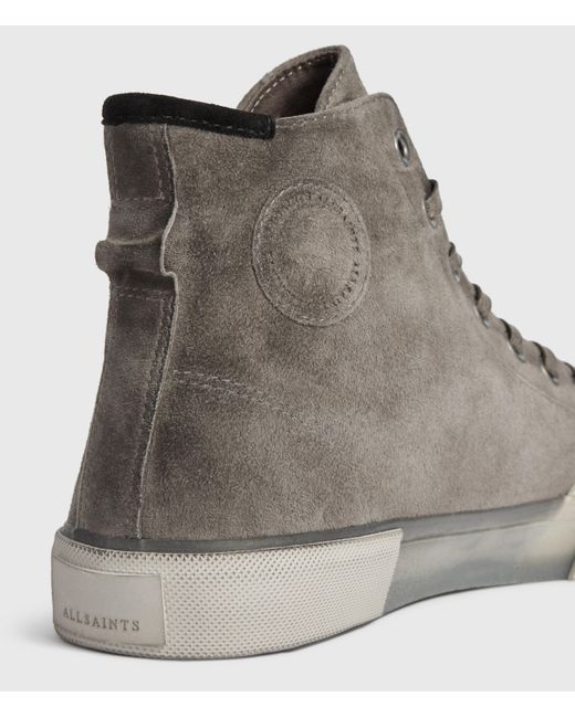 dumont high top suede trainers