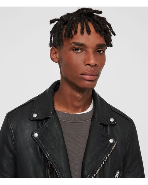 All saints renzo leather jacket sale