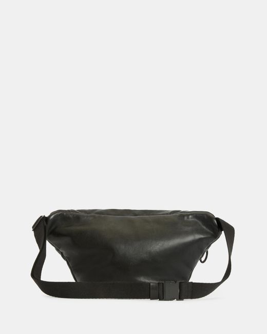 AllSaints Ronin Leather Bum Bag in Grey for Men Lyst UK