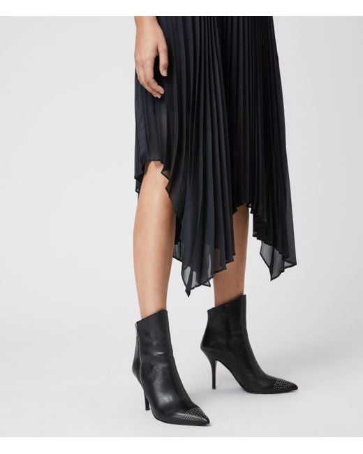 AllSaints Women's Wool Regular Fit Lerin Knit 2-in-1 Dress