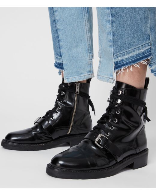 Allsaints Donita Stiefel Womens In Schwarz Lyst