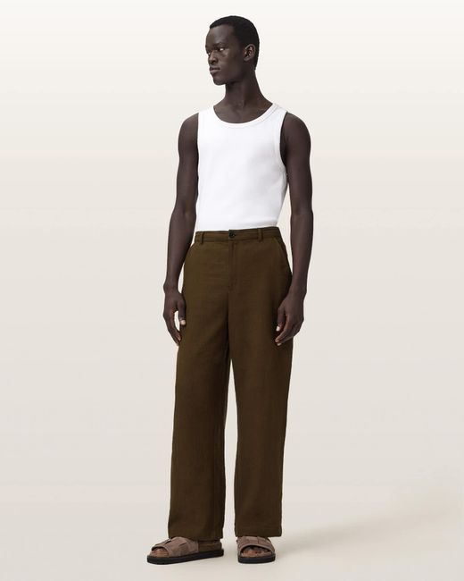AllSaints Natural Taiko Loose Fit Pants for men