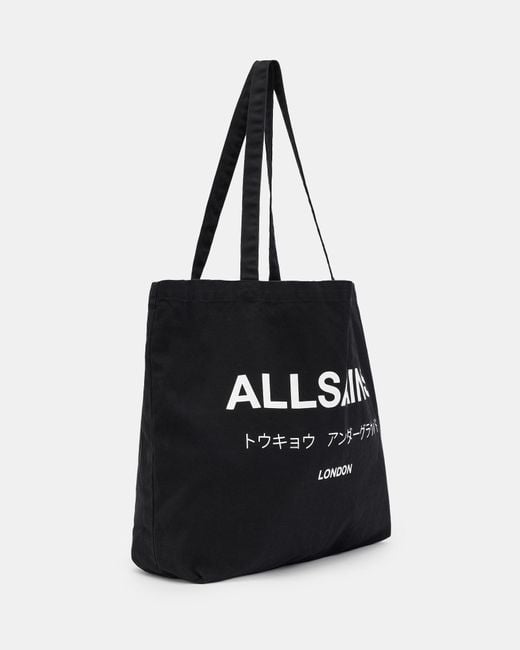 AllSaints Pink Underground Logo Printed Tote Bag,, Bramble for men