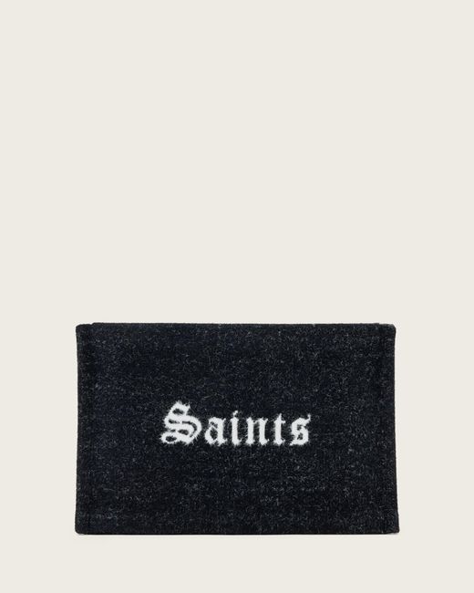 AllSaints Black Izzy Sinners Clutch Bag