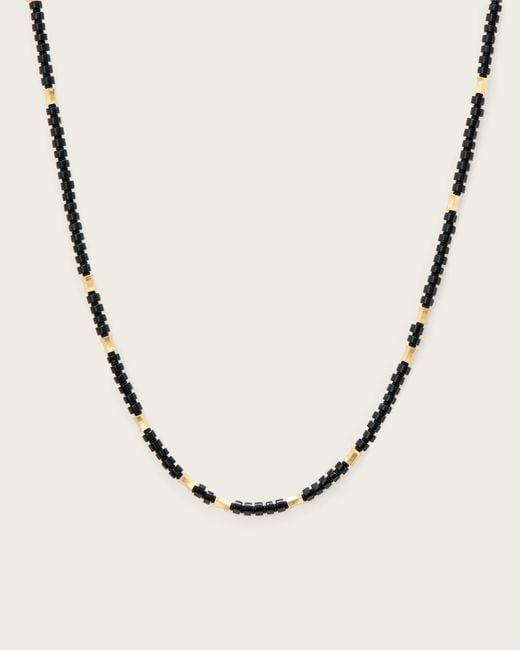AllSaints Natural Clara Beaded Necklace