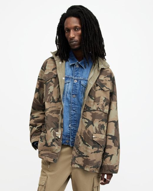 Blue camouflage jacket mens hotsell
