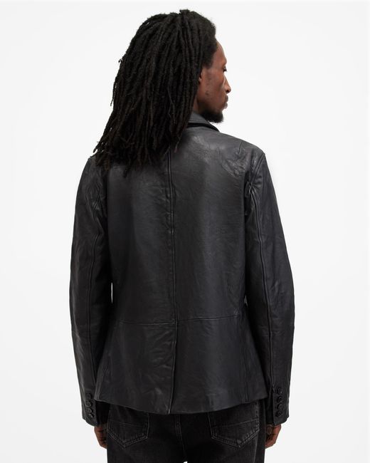 Barton leather blazer hotsell