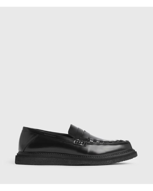 AllSaints Black Max Loafer Mens for men