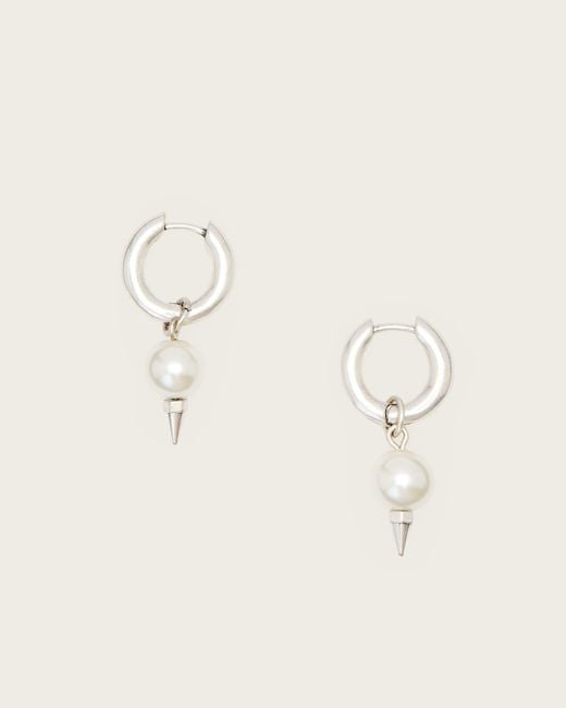 AllSaints Natural Rue Drop Earrings