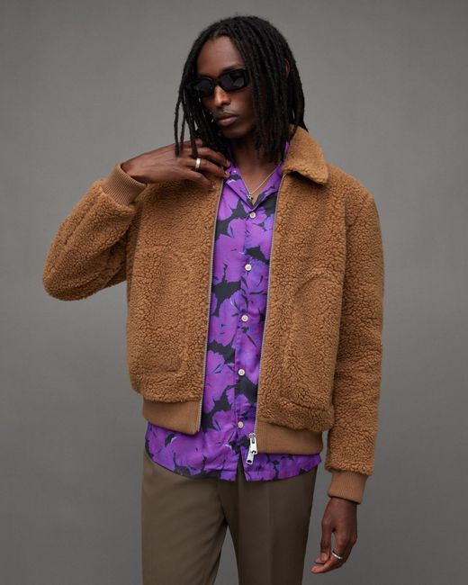 All saints bomber top