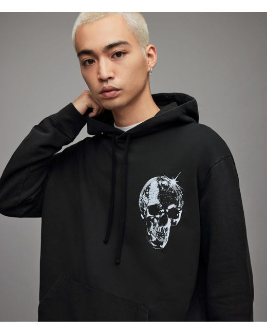 Off white cheap skull mirror hoodie