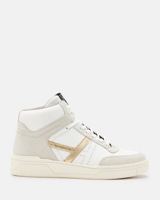 AllSaints Natural Pro Suede High Top Sneakers