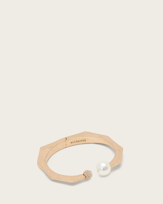 AllSaints Natural Ellie Hex Bracelet