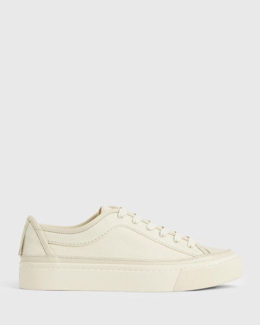 AllSaints Natural Milla Leather Sneakers