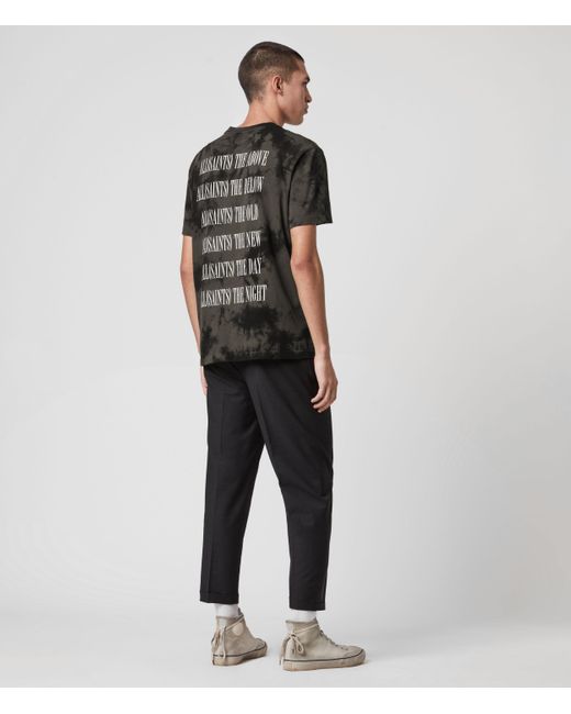 all saints tie dye t shirt