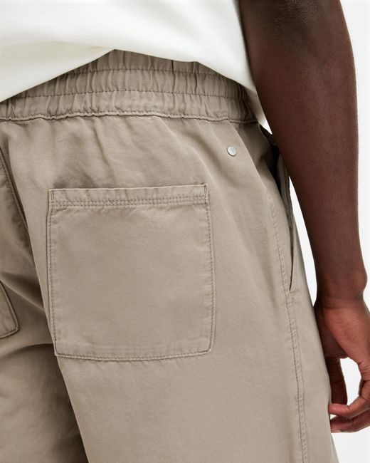 AllSaints Natural Hanbury Straight Fit Trousers, for men