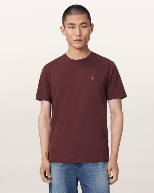 AllSaints Red Brace Tee for men