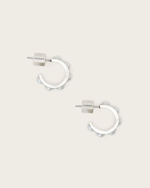 AllSaints Natural Nellie Post Back Small Earrings