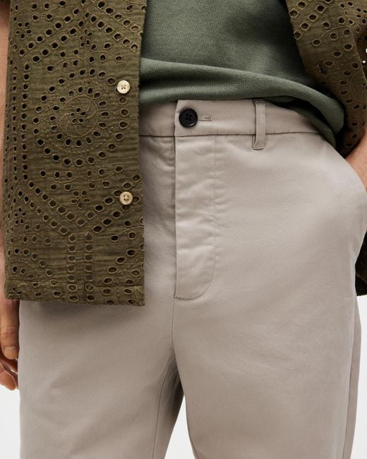 AllSaints Natural Walde Skinny Fit Chino Pants for men