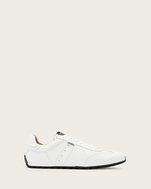 AllSaints White Liam Low Top Trainers for men