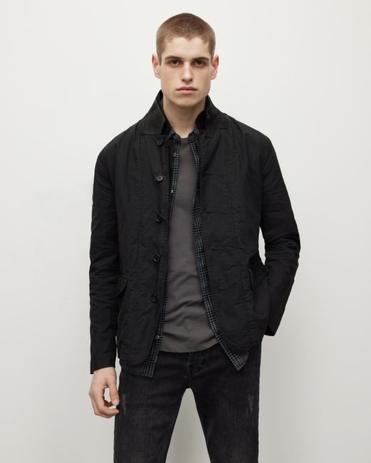 AllSaints Black Duran Blazer for men
