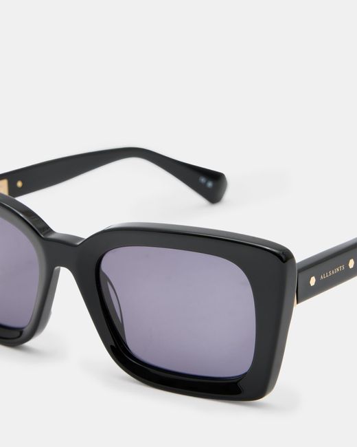 AllSaints Multicolor Marla Square Bevelled Sunglasses