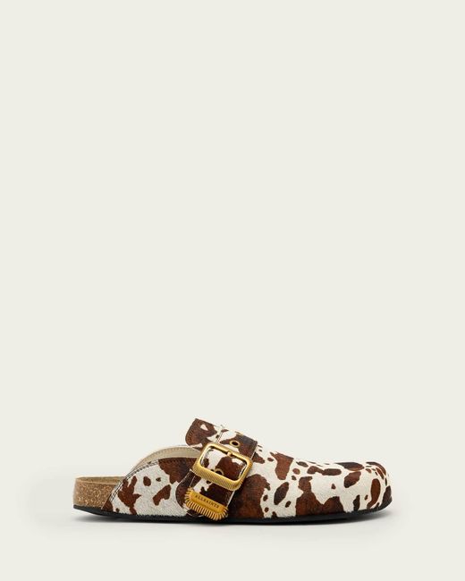 AllSaints Natural Leather Staffa Leather Mules, /Us 6/Eu 36