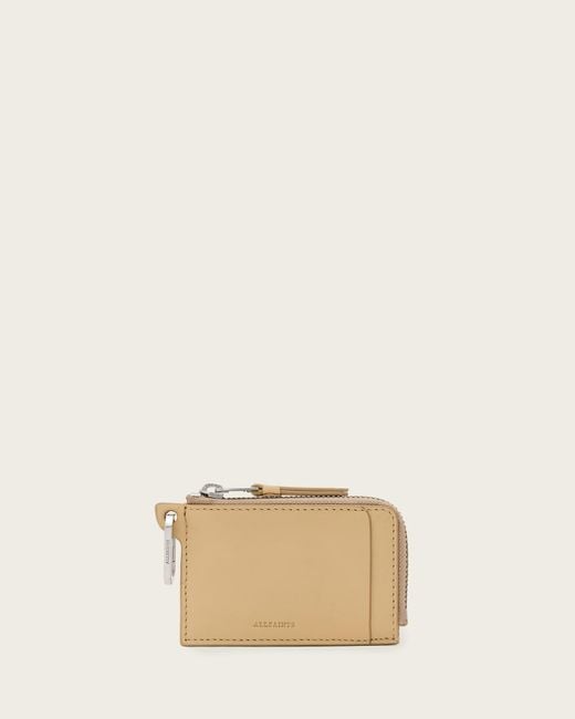 AllSaints Natural Remy Leather Wallet