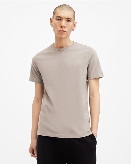 AllSaints Multicolor Brace Brushed Cotton T-Shirts 3 Pack for men