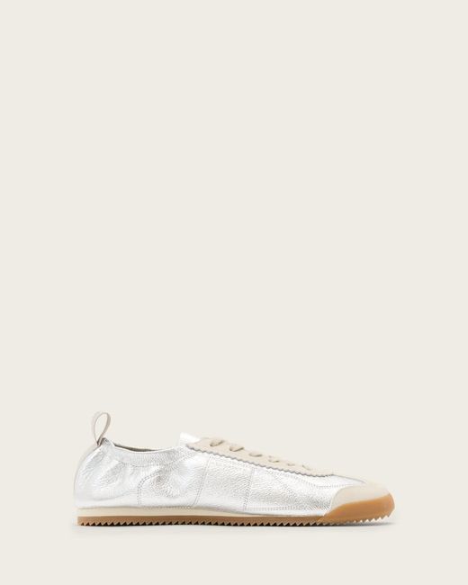 AllSaints Natural Kenny Leather Runner Sneakers