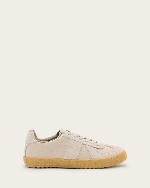 AllSaints Natural Polyamide Jaimee Low Top Ripstop Trainers, /Us 9/Eu 42 for men