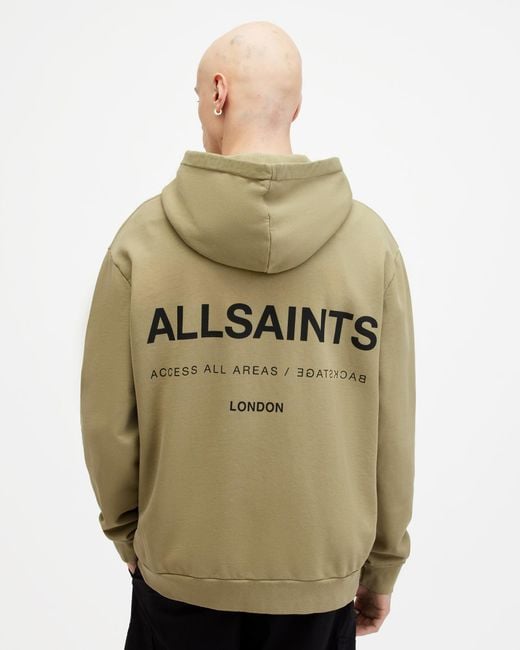 AllSaints Natural Access Relaxed Fit Logo Hoodie, for men