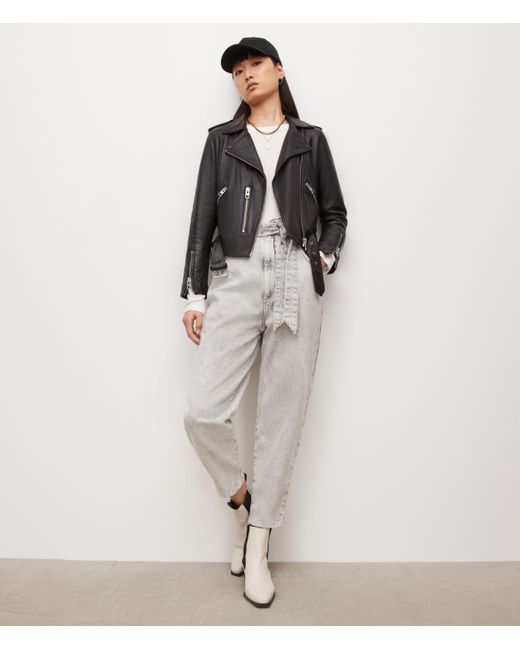 balfern leather biker jacket