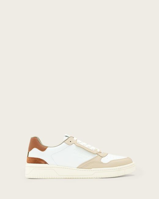 AllSaints Natural Regan Low Top Trainers for men