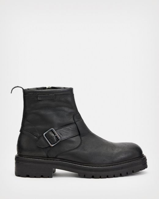 AllSaints Black Hopper Boot for men