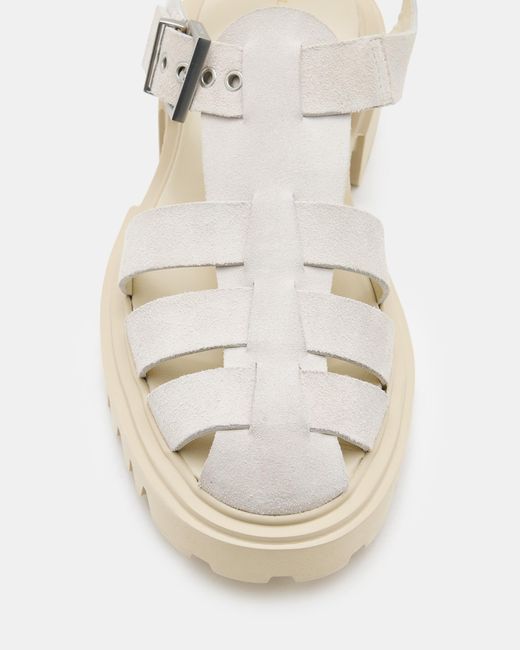 AllSaints Natural Nessa Chunky Leather Sandals,