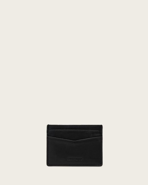 AllSaints Natural Delph Leather Cardholder for men