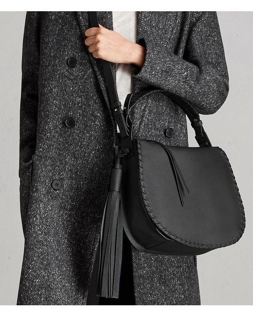 AllSaints Mori Top Handle Crossbody in Black Lyst UK