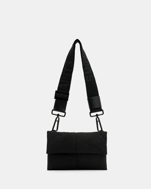 AllSaints Ezra Rec Crossbody (Black1) Cross Body Handbags