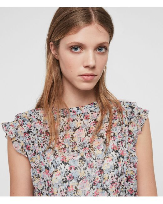 allsaints hali sketch dress