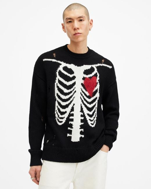 All saints oversized jumper mens discount