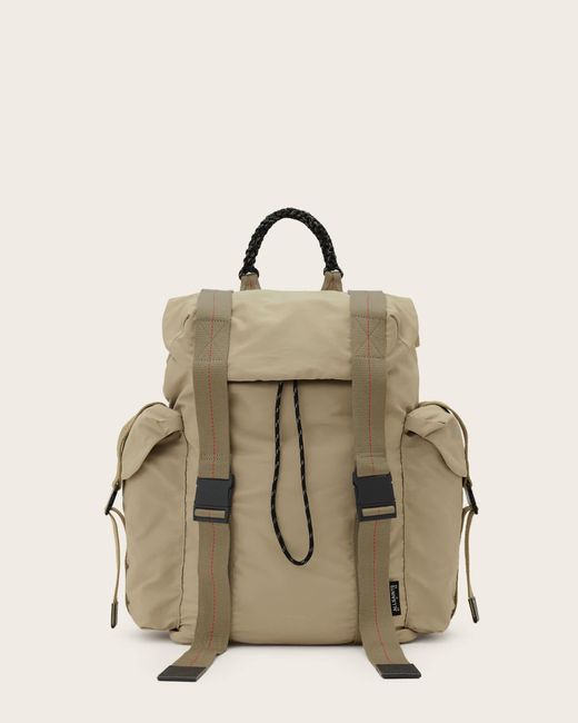 AllSaints Natural Mars Recycled Backpack for men