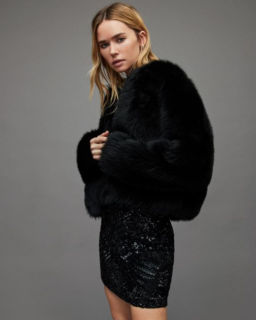 AllSaints Bronte Jacket in Black Lyst